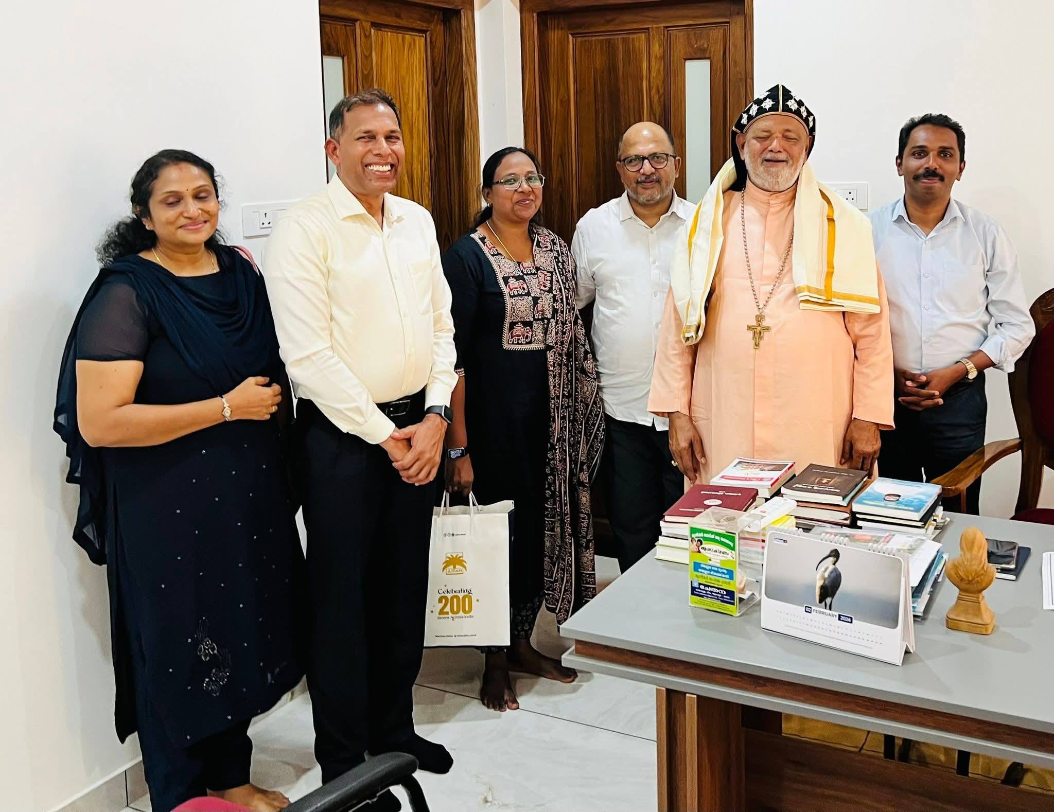അഭിവന്ദ്യ ജോഷ്വാ മാർ ഇഗ്നാത്തിയോസ് പിതാവിന് എം.സി.എ. സഭാതല സമിതിയുടെ യാത്രാമംഗളങ്ങൾ